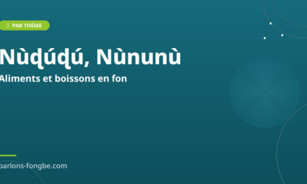 Aliments & Boissons (Nùɖúɖú Kpó Nùnunù Kpó)
