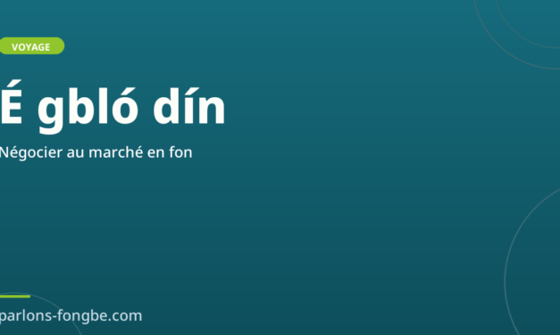 Négocier au marché en fon : les phrases pour marchander