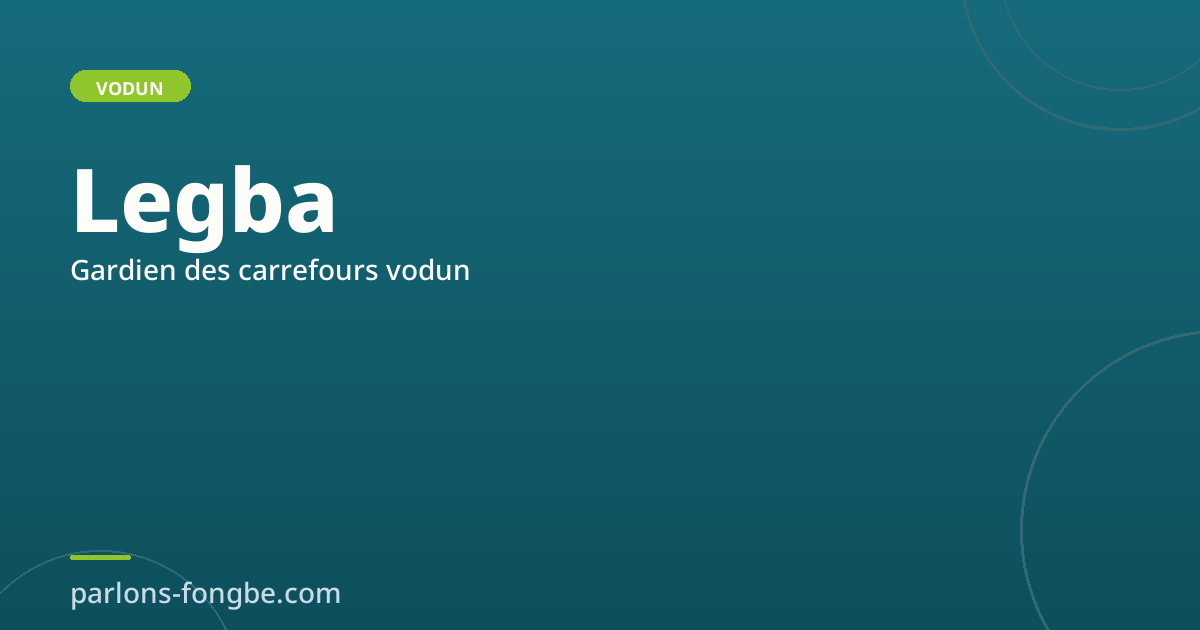 Legba : le gardien des carrefours dans le vodun