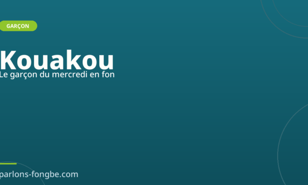 Prénom Kouakou : le garçon du mercredi en fon