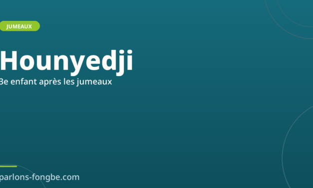 Hounyedji : le troisième enfant après les jumeaux