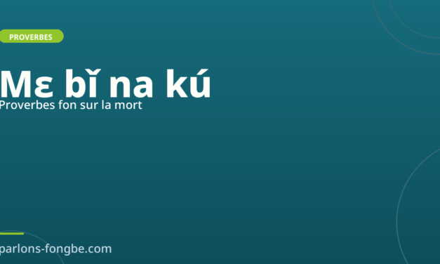 Proverbes fon sur la mort et le deuil : sagesse face à la fin