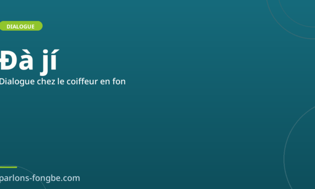 Dialogue chez le coiffeur en fon : couper et tresser