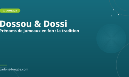 Prénoms de jumeaux en fon : Dossou, Dossi et la tradition des hǒxò