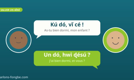Saluer un aîné en fon