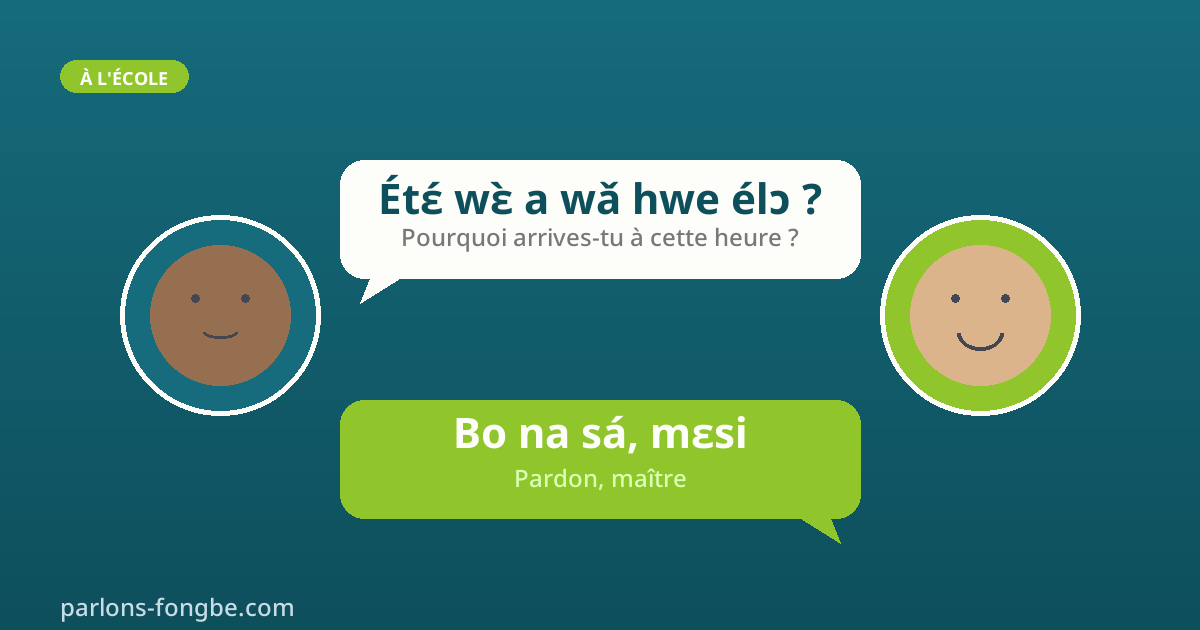 À l&rsquo;école : un élève en retard