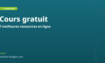 Cours de fongbe gratuit : les 7 meilleures ressources en ligne