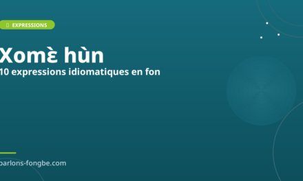10 expressions idiomatiques en fon et leur vraie signification