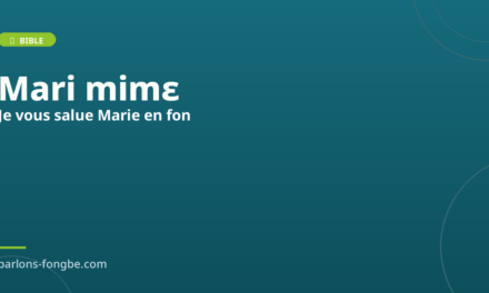 Je vous salue Marie en fon : la prière mariale traduite
