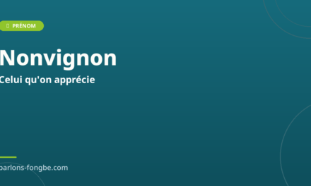 Prénom Nonvignon : signification et tradition béninoise