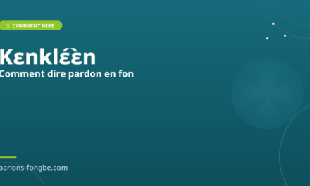 Comment dire pardon en fon : s&rsquo;excuser et demander le passage
