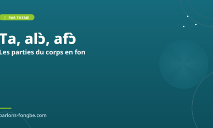 Les parties du corps en fon : vocabulaire complet