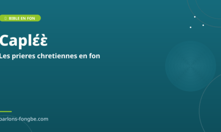 Les prières chrétiennes en fon : au-delà du Notre Père