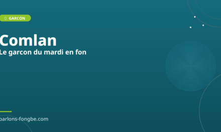 Prénom Comlan : le garçon du mardi en fon