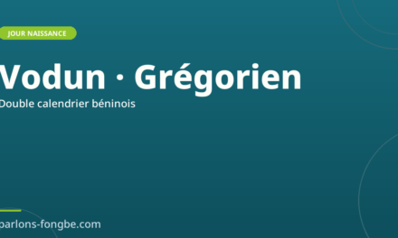 Calendrier vodun et calendrier grégorien : double système béninois