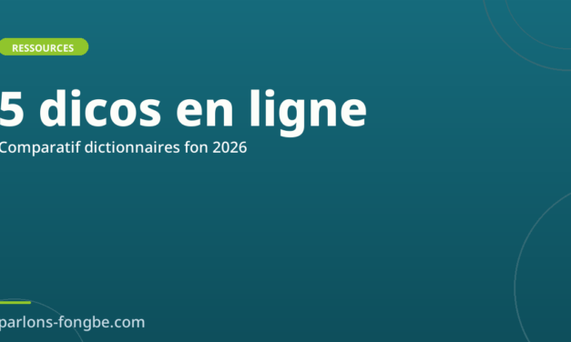 Dictionnaires fon en ligne 2026 : comparatif des 5 meilleurs