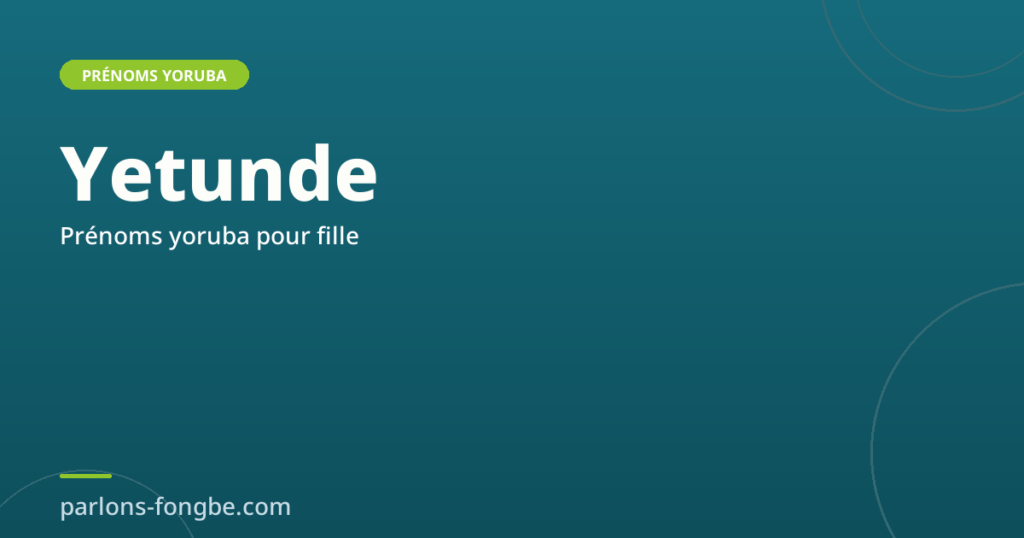 Prénoms yoruba pour fille : 40 prénoms et leur signification Article 3945 1024x538
